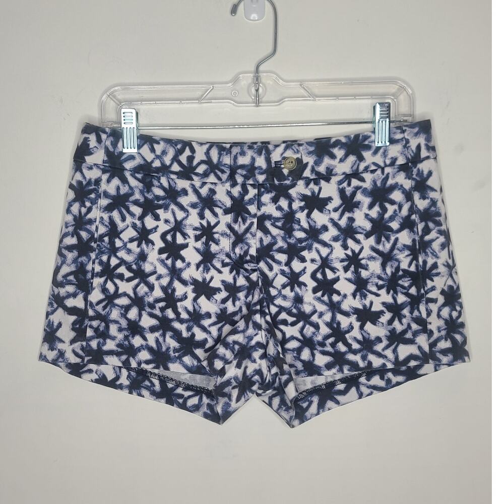 J Crew blue white cotton shorts - 4